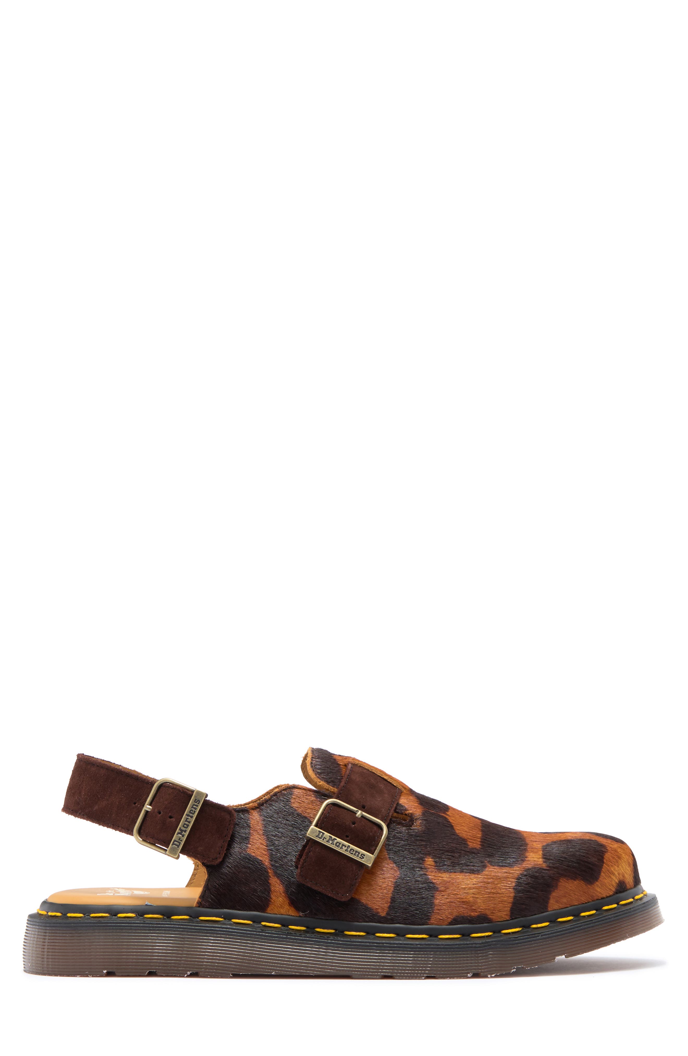 Dr. Martens Gender Inclusive Jorge Genuine Calf Hair Slingback Clog, Alternate, color, 