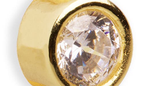 Argento Vivo Sterling Silver Set Of 2 Ball Stud & Huggie Hoop Earrings In Gold