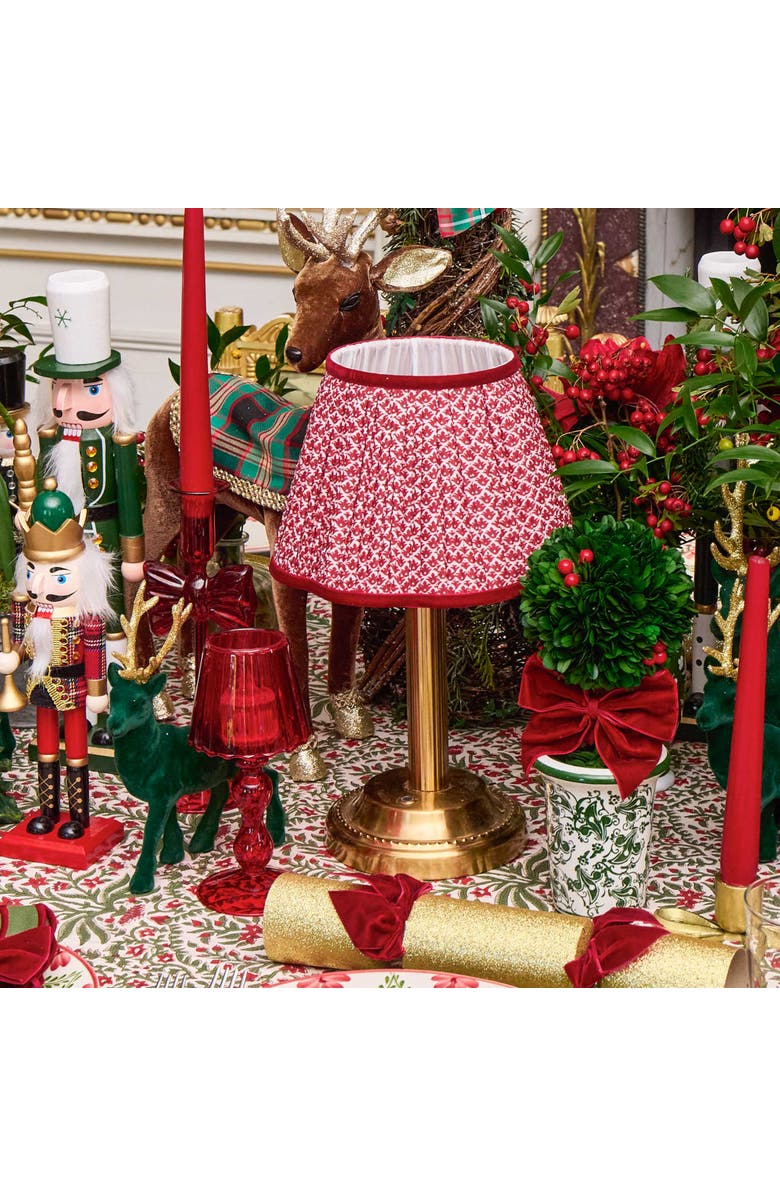 Mrs. Alice Corinthian Rechargeable Lamp, Alternate, color, Red