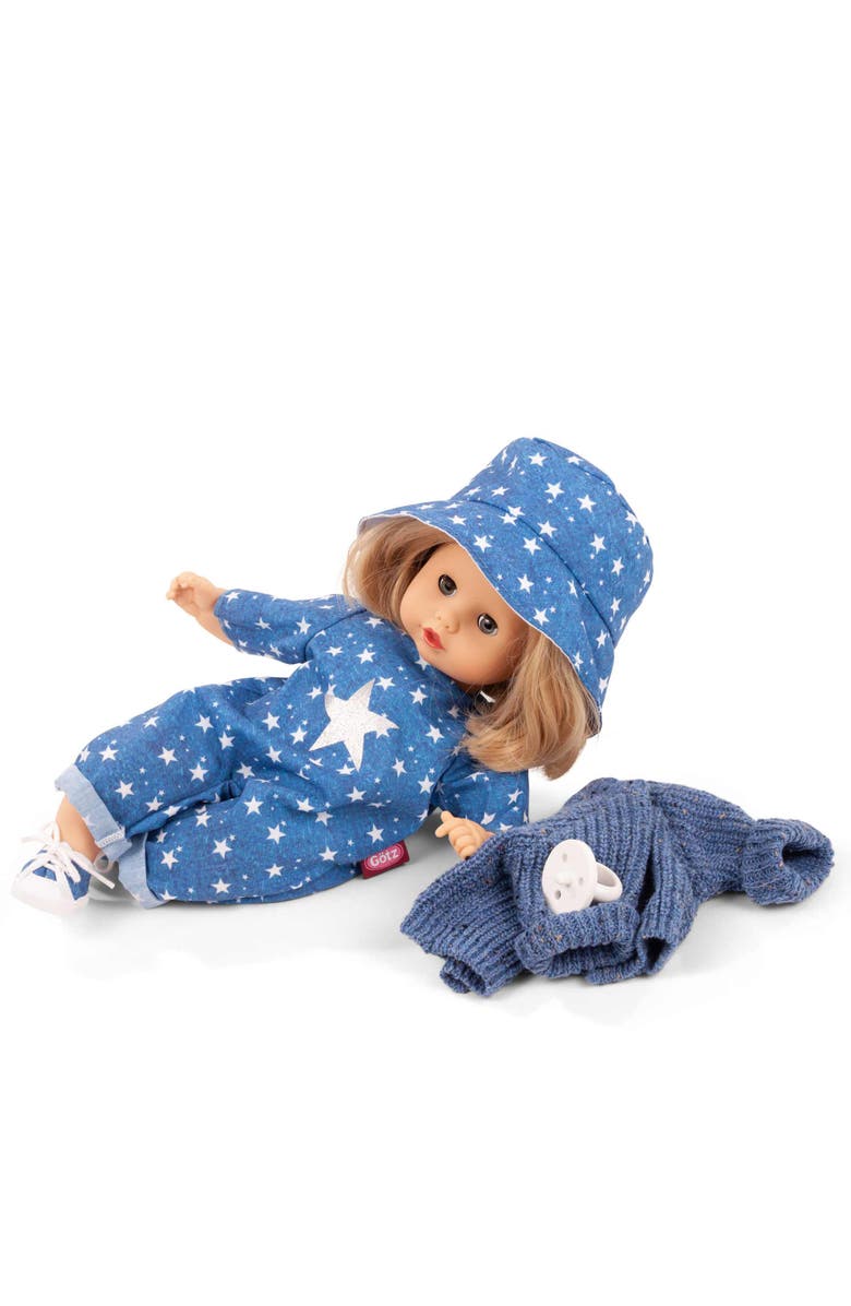 Gotz Muffin My Star 13 Inch Doll, Blue & White Star Denim Outfit, Sweater Toy, Main, color, Multicolored