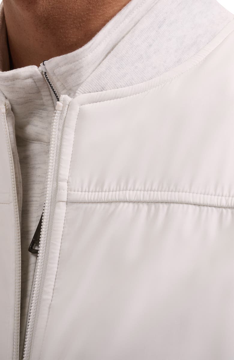 Bugatchi Soft Touch Knit Vest, Alternate, color, Chalk