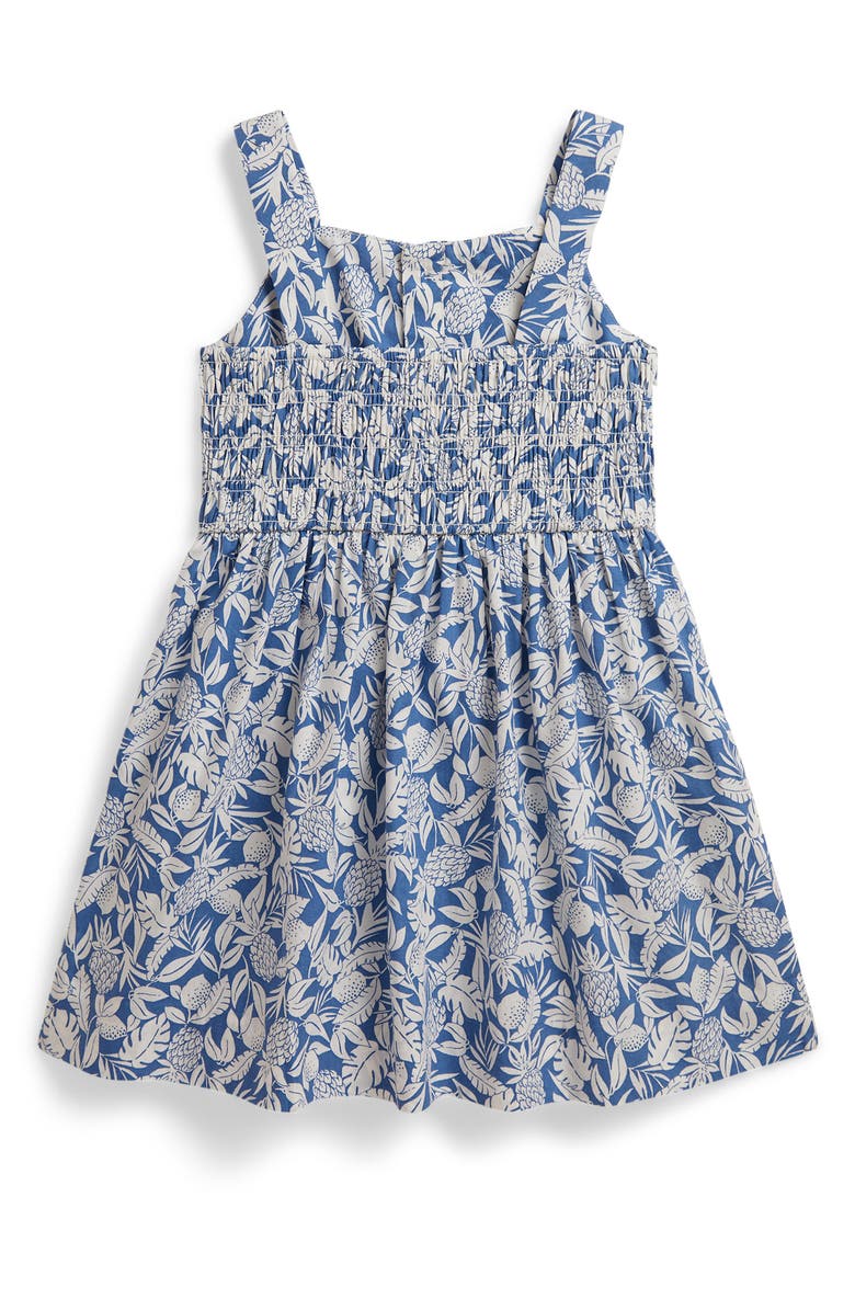 Polo Ralph Lauren Kids' Cotton Poplin Sundress, Alternate, color, Blue Pineapple Breeze Print