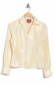 Reformation x Camille Rowe Nico Button-Up Shirt