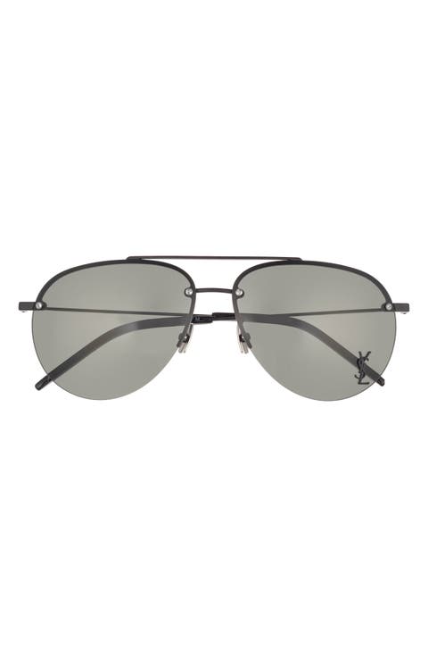 61mm Aviator Sunglasses