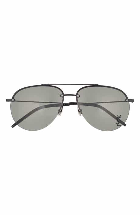 Saint Laurent 61mm Aviator Sunglasses