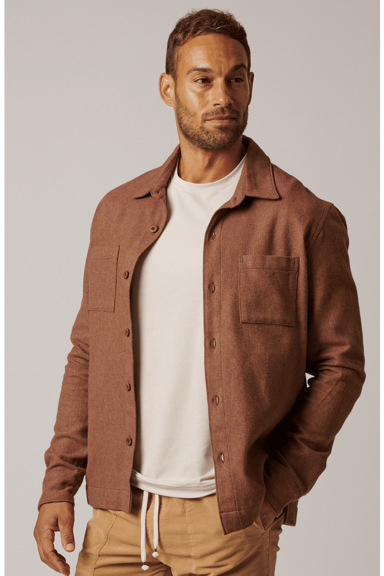 Sequoia Button Up Shirt, Alternate, color, Redrock