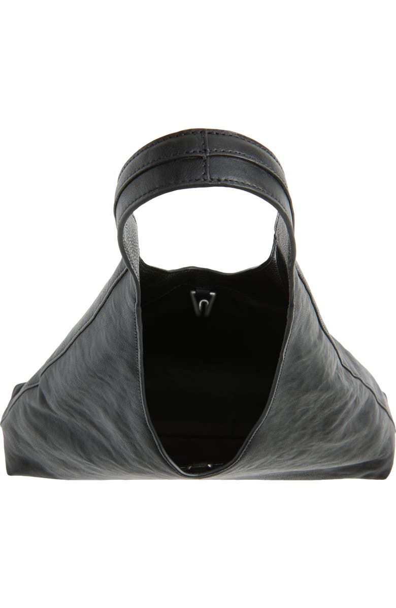 Alexander Wang Small Pike Leather Hobo Bag, Alternate, color, Black