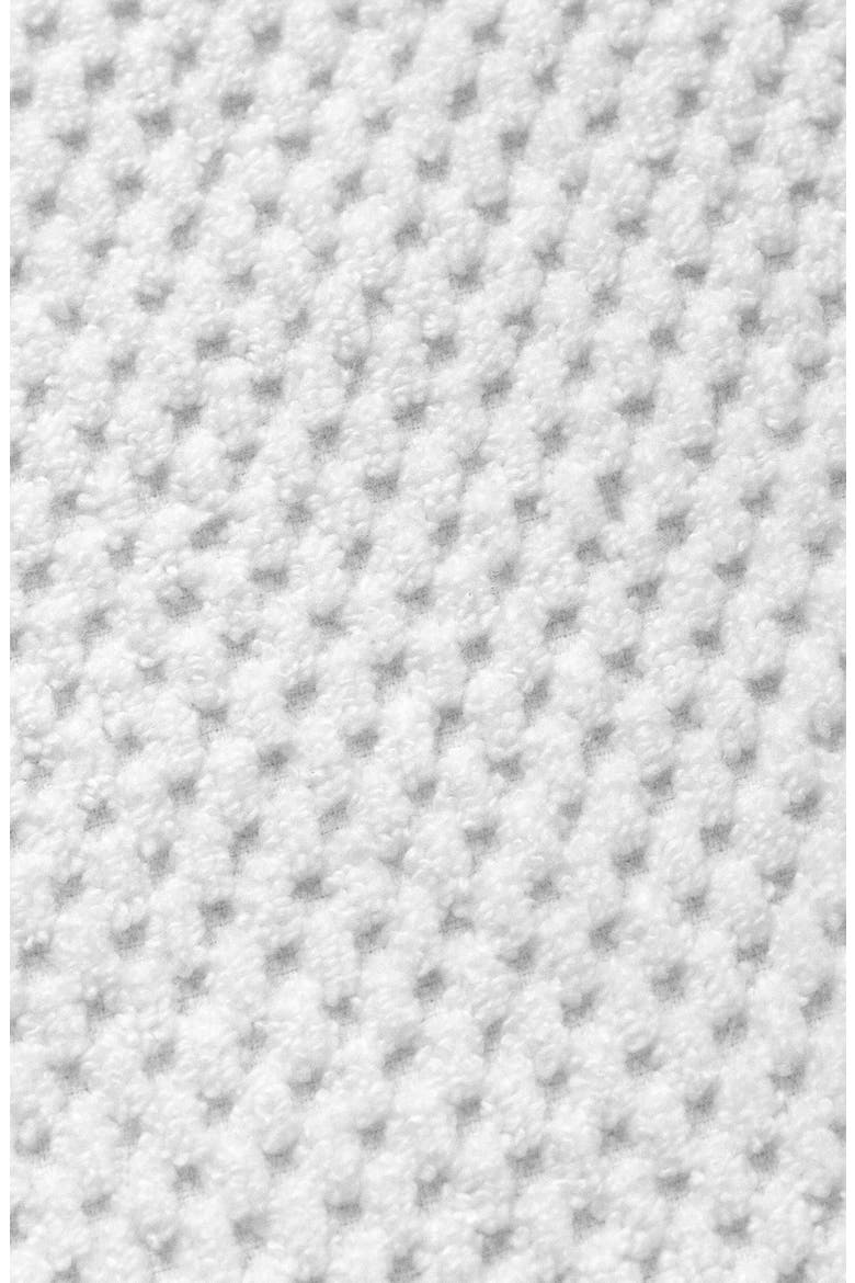 Cotton Checkered Texture 8-Piece Bath Towel Set, Alternate, color, WHITE