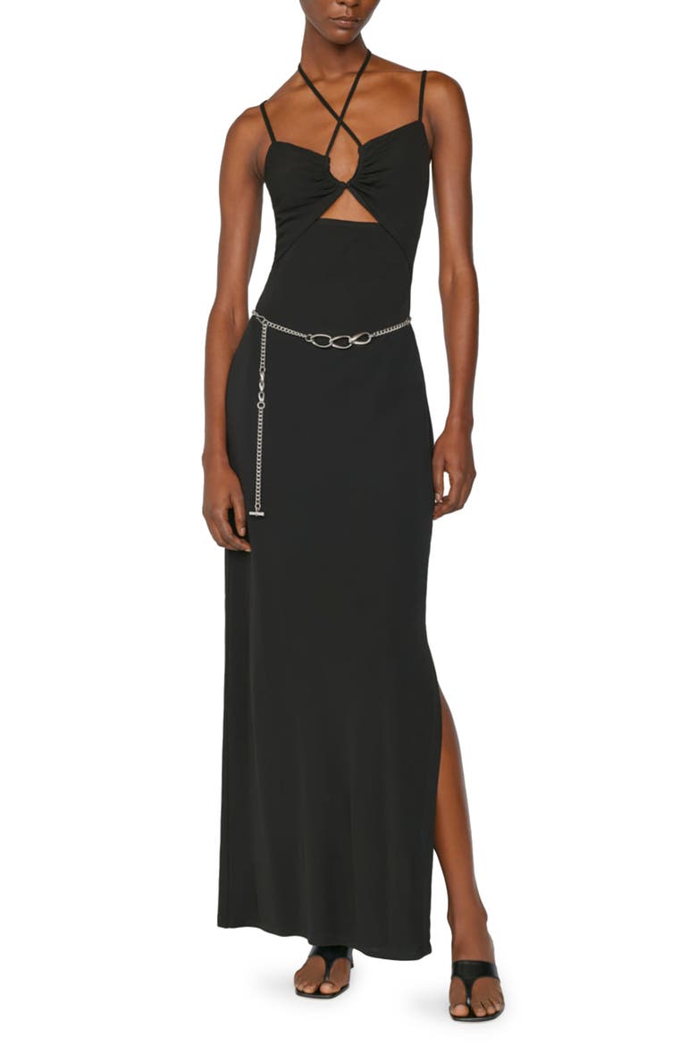 frame halter dress Strappy Neck Cutout (Women) bestofspring
