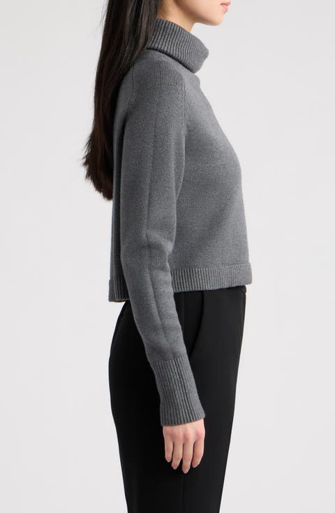 Pugliese Crop Turtleneck Sweater