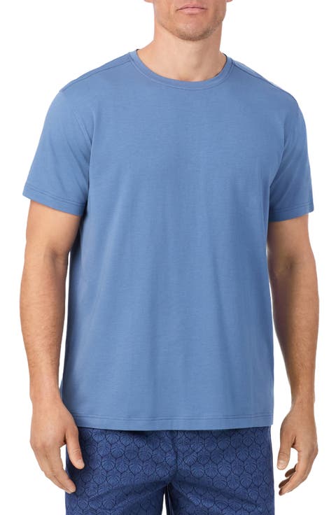 Solid Cotton & Modal Crewneck T-Shirt