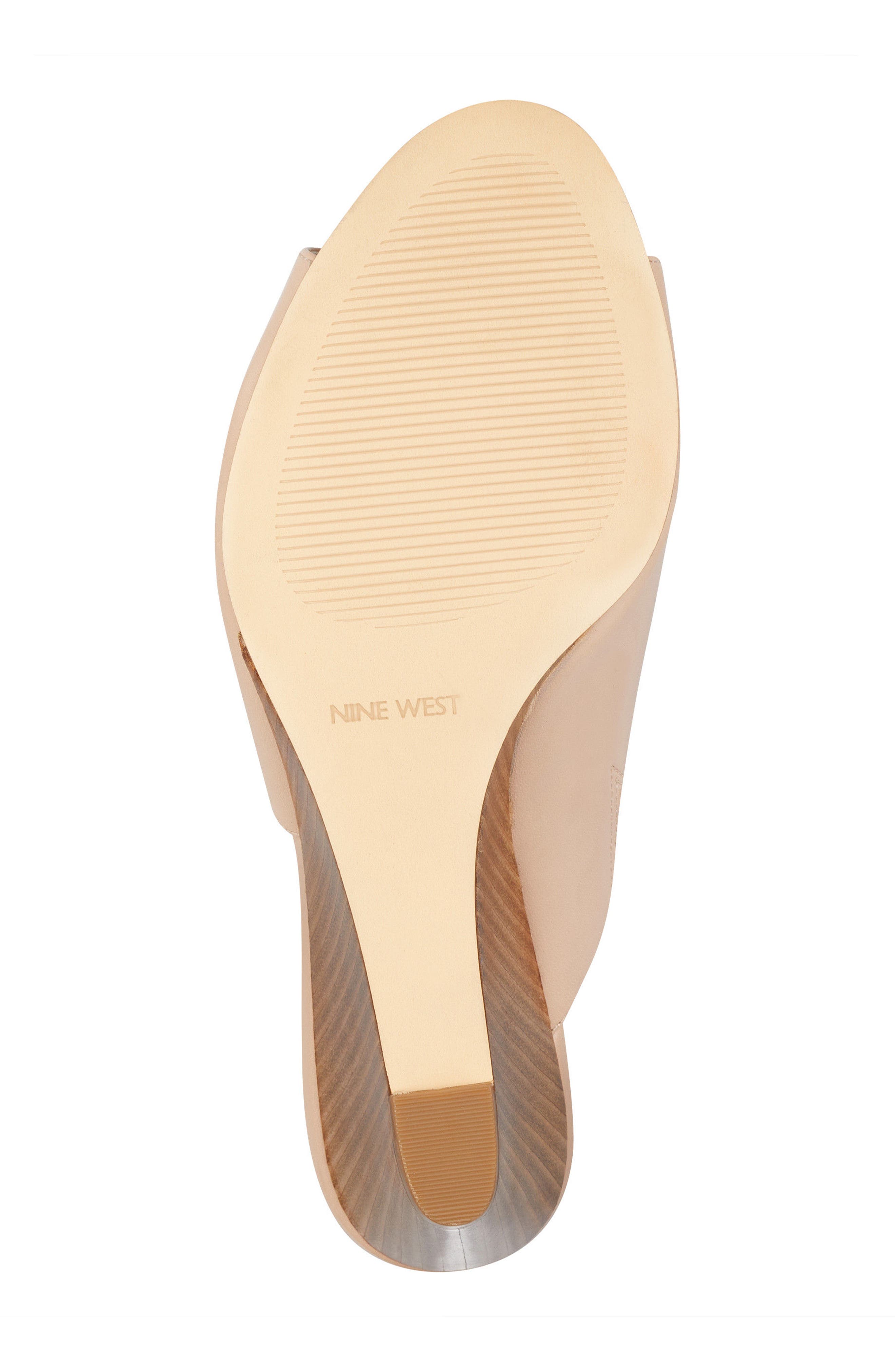 Janissah Wedge, Alternate, color, LIGHT NATURAL LEATHER