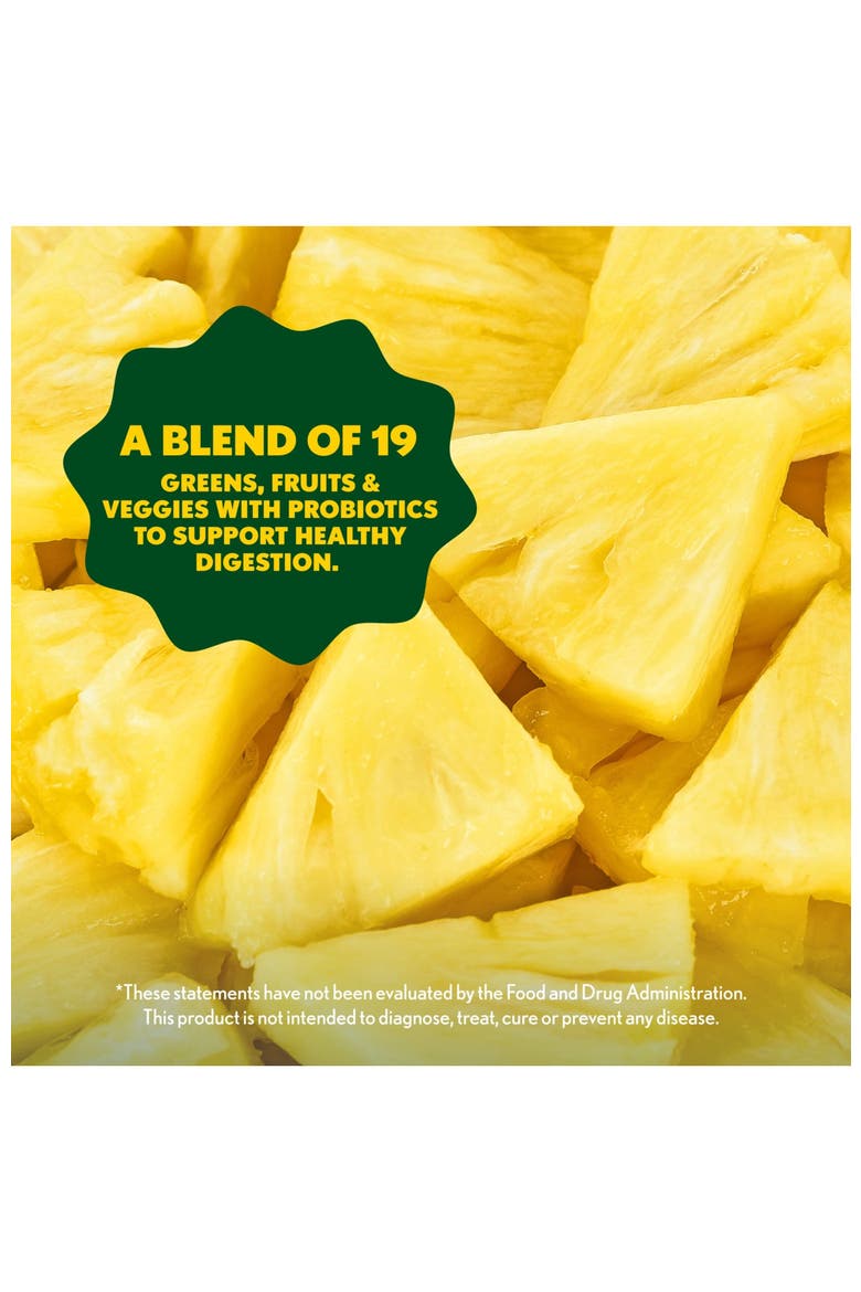 Super Greens Digest Powder Pineapple Guava 30 Servings, Alternate, color, None