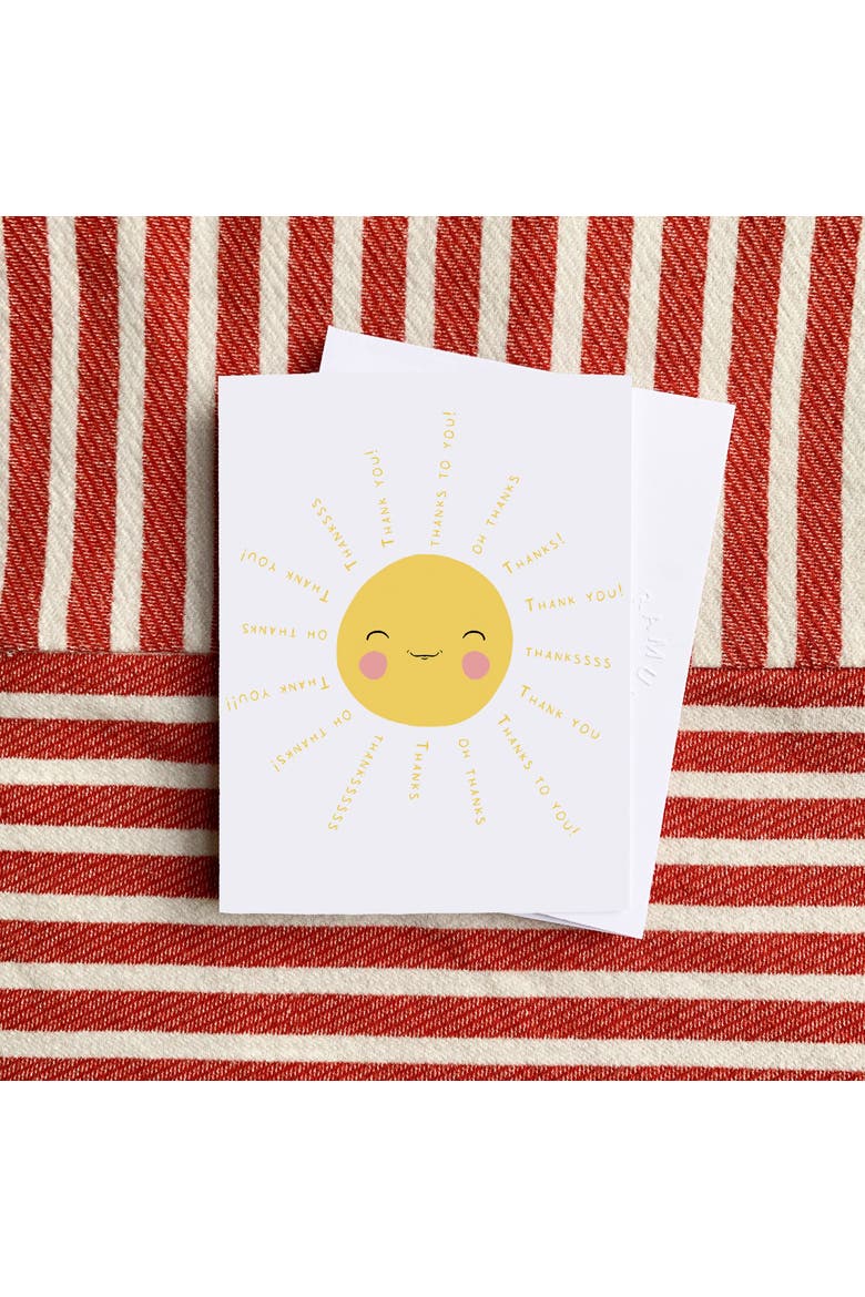 Sunny 3" x 3" 50-Sheet Sticky Notes (2-Pack) & Sunshine Greeting Card Combo, Alternate, color, Multi-Pack