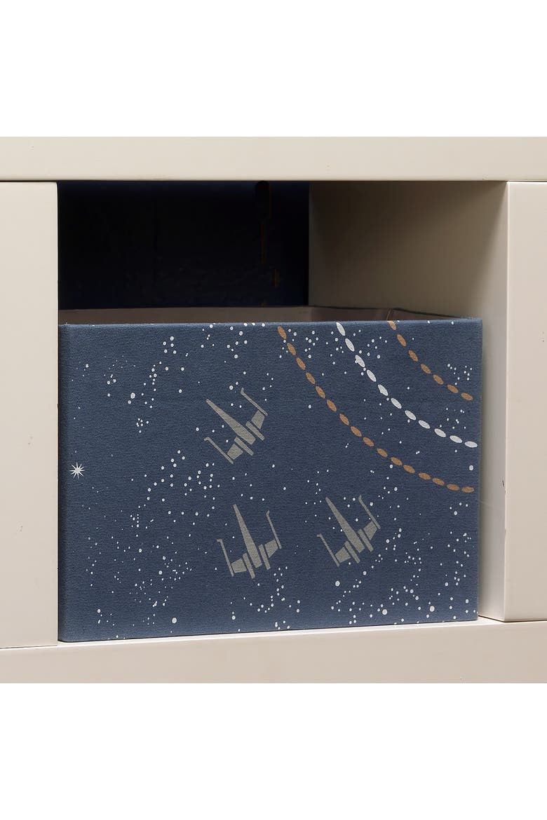 Star Wars Galaxy Foldable/Collapsible Storage Bin/Basket Organizer, Alternate, color, Blue