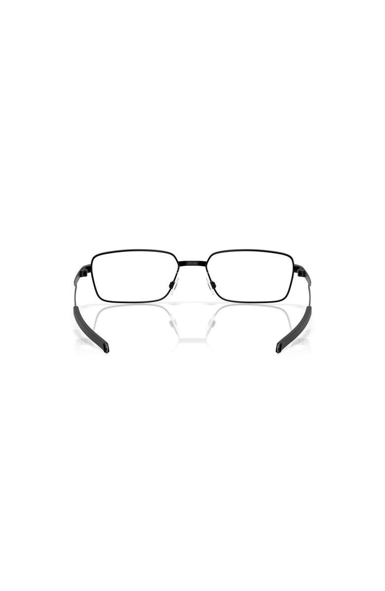 Oakley 55mm Rectangle optical glasses, Alternate, color, Black