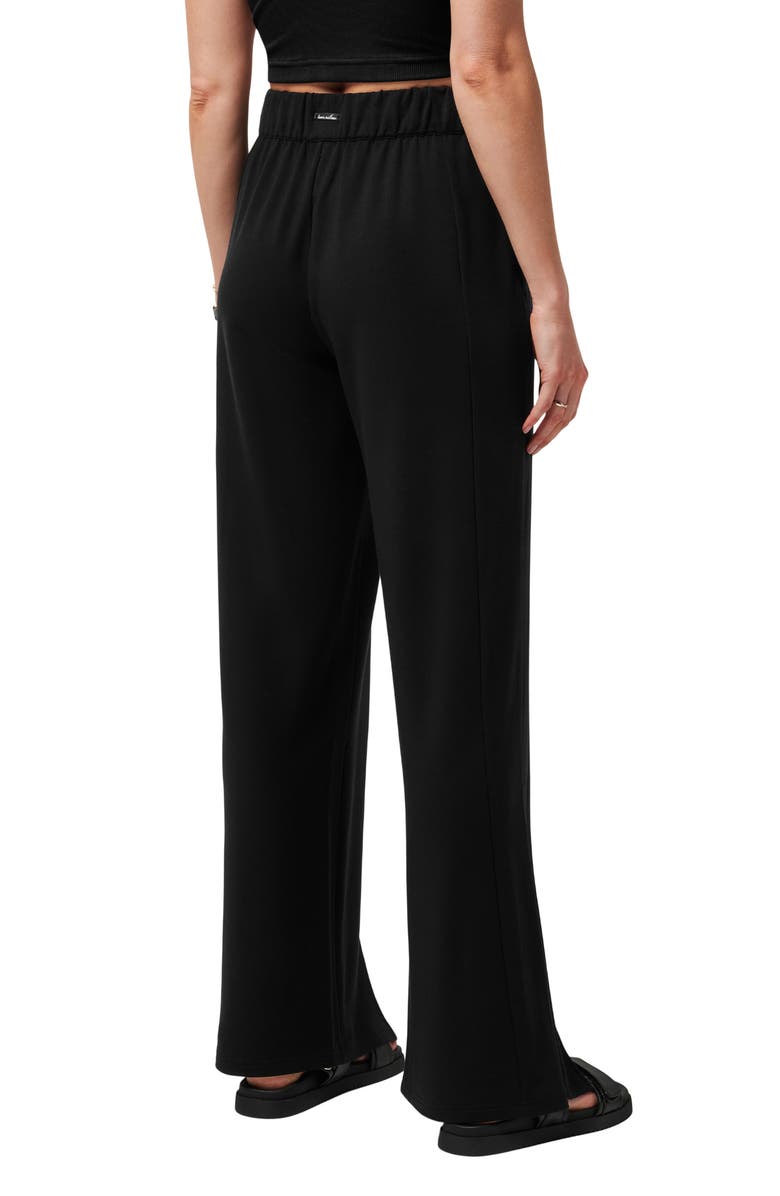 TravisMathew Hidden Local Front Slit Sweatpants, Alternate, color, Black
