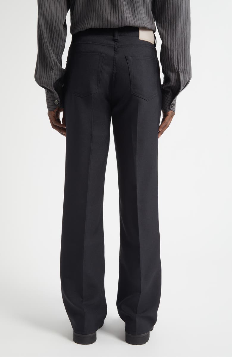 OUR LEGACY Carlson Bootcut Pants, Alternate, color, Black Permanent Crease