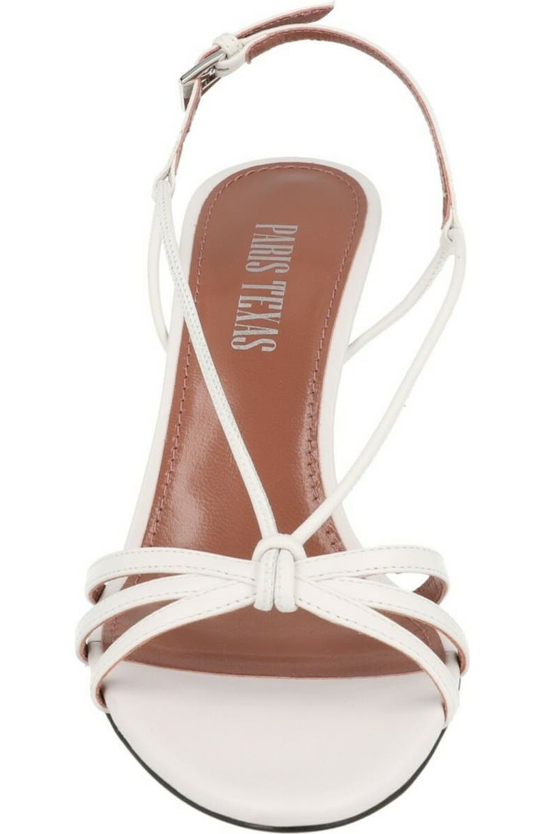 Paris Texas Bianca Strappy Sandal, Alternate, color, White