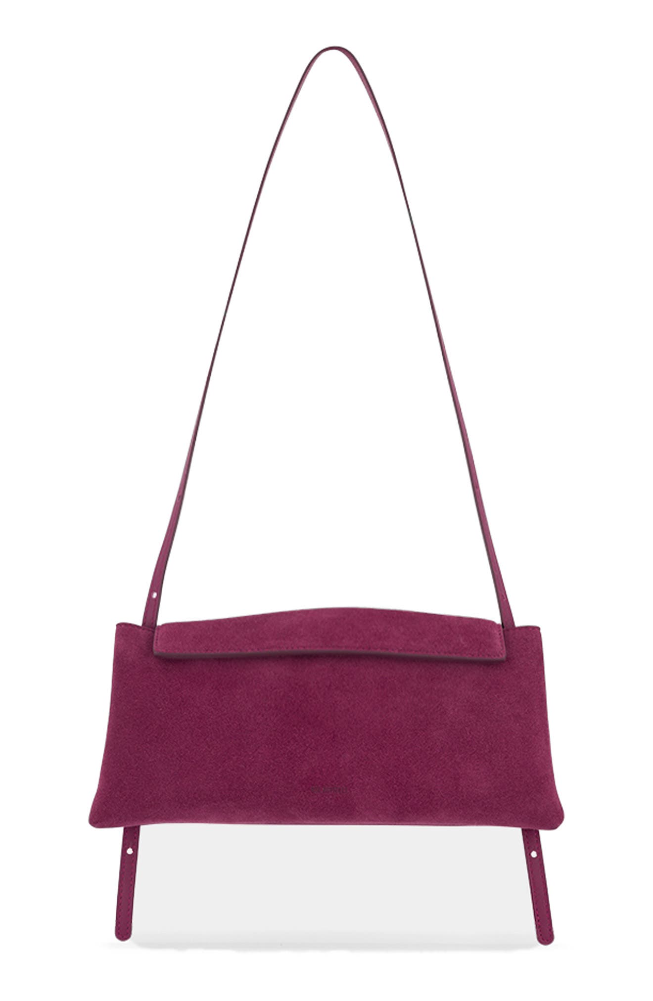 Ree Projects Elieze Suede Clutch, Alternate, color, Cardinal