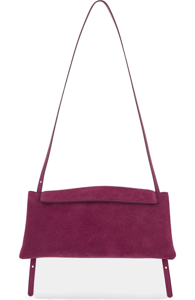 Ree Projects Elieze Suede Clutch, Alternate, color, Cardinal