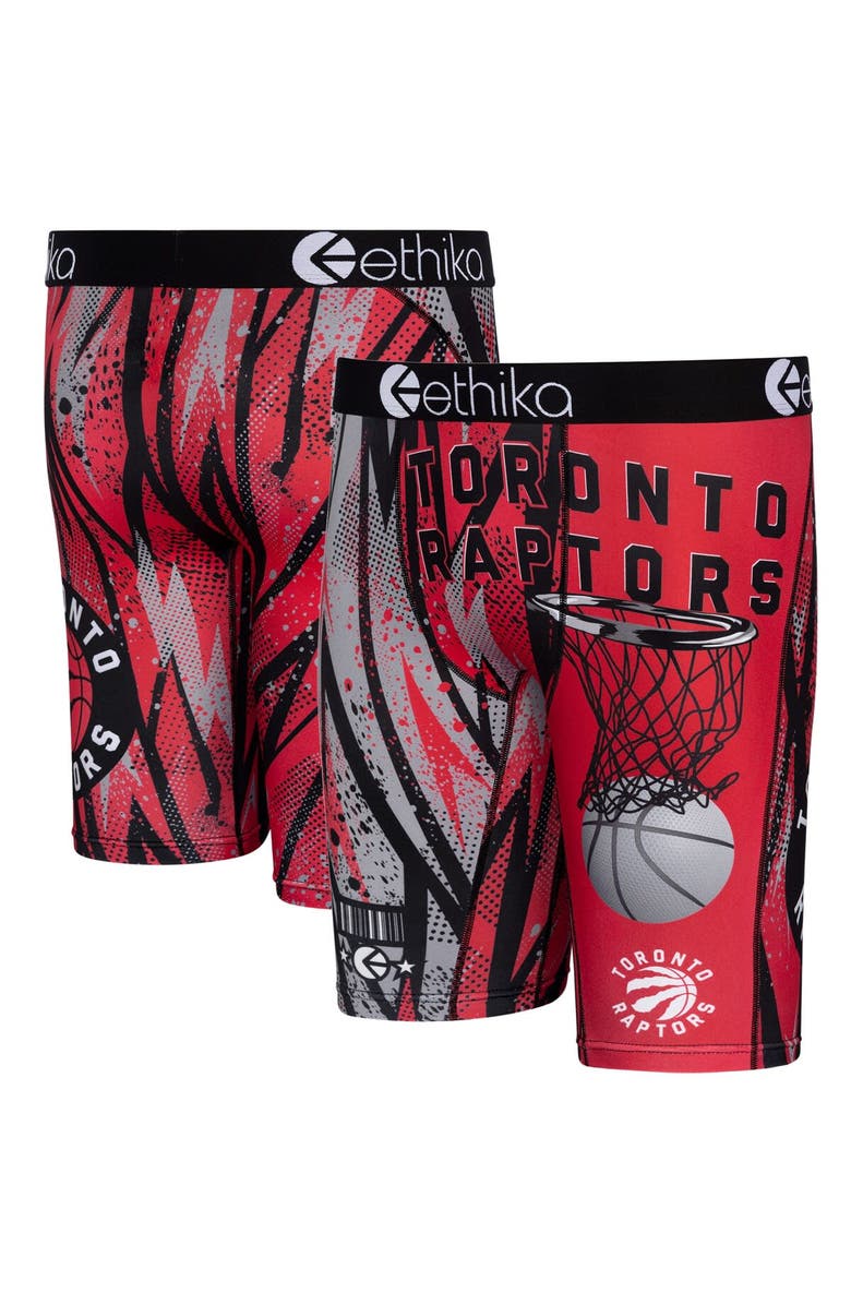 Ethika Men's Ethika Red Toronto Raptors Classic Boxer Briefs, Main, color, 