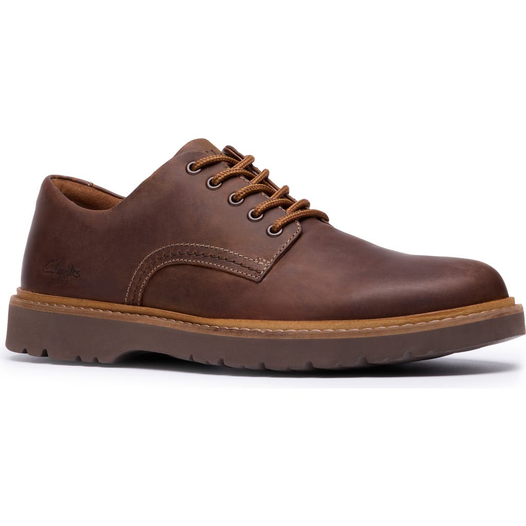 Clarks Men's Weltridge Low Dress Casual Derby Shoe In Brown