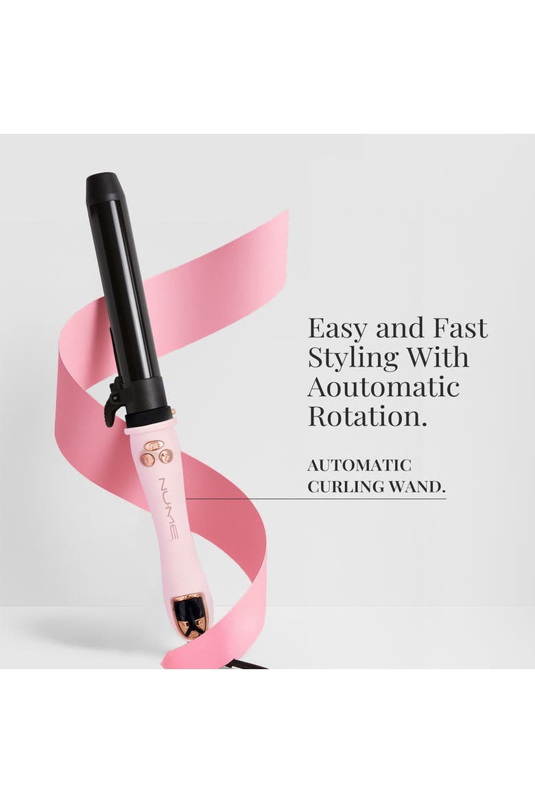 Showstopper Automatic Rotating Curling Iron, Alternate, color, Pink