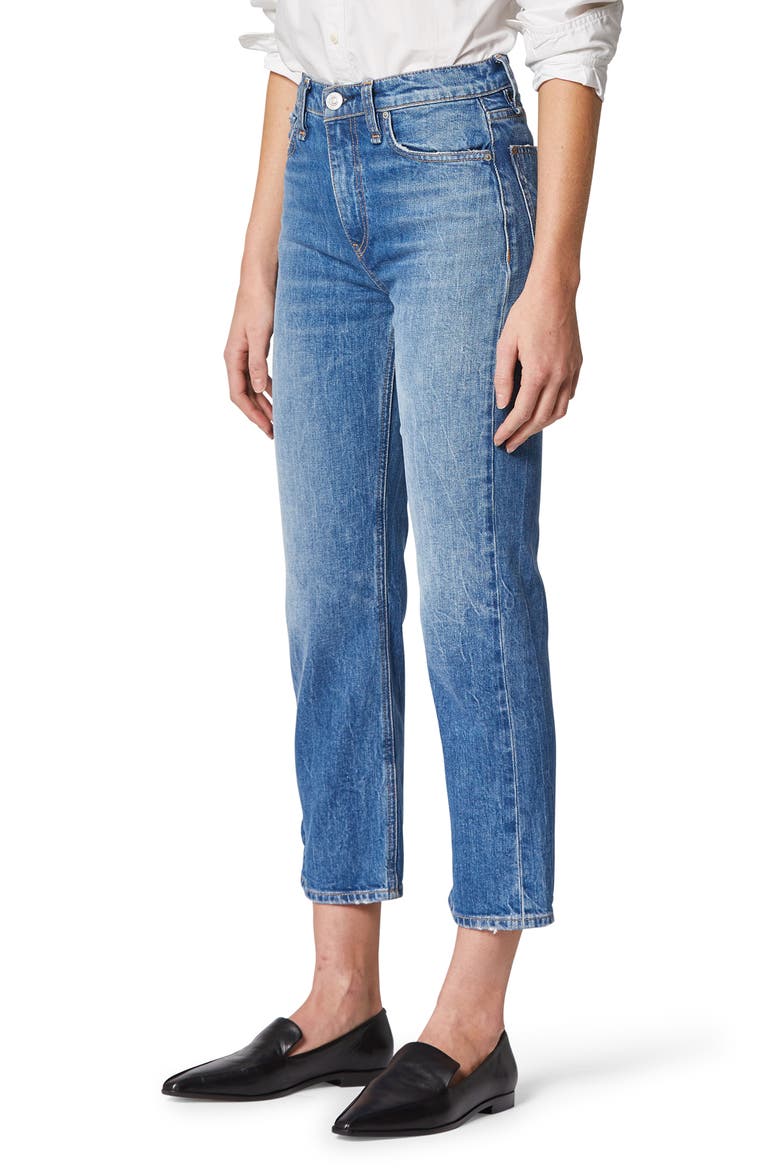 Remi High Waist Crop Straight Leg Jeans, Alternate, color, LULLABY