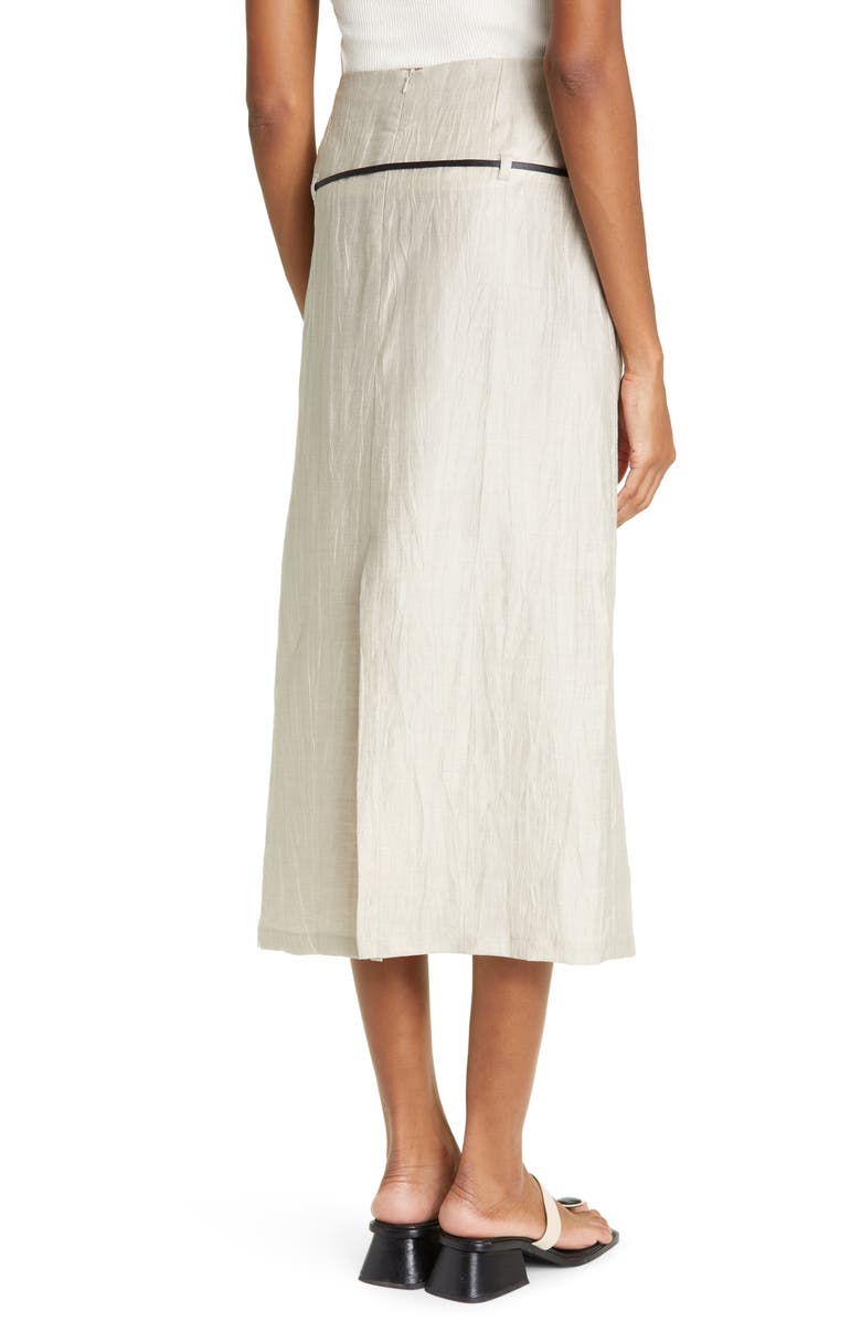 Paloma Wool Aimar Linen Blend Skirt, Alternate, color, 