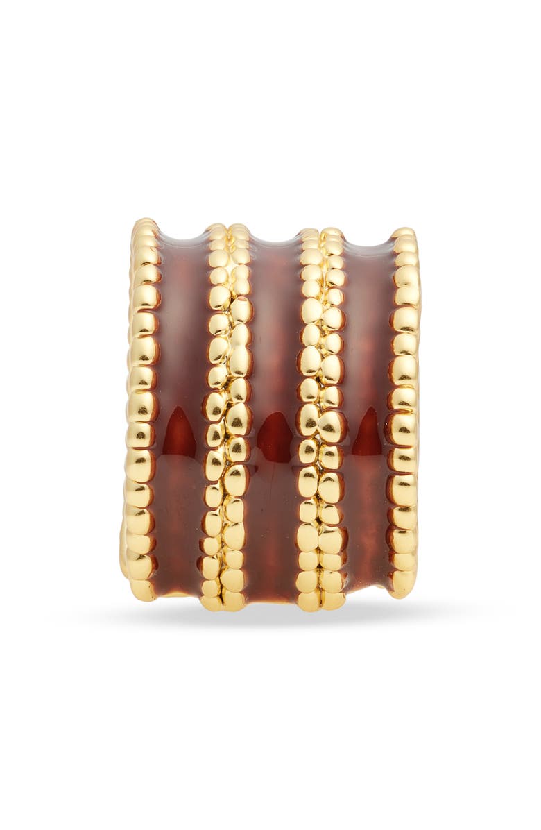 Karine Sultan Espresso Ring, Alternate, color, Gold