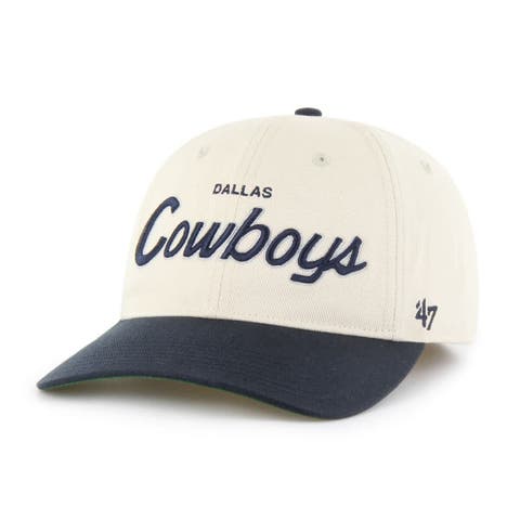 Men's '47 Cream Dallas Cowboys Crosstown Franchise Two-Tone Relaxed Flex Hat