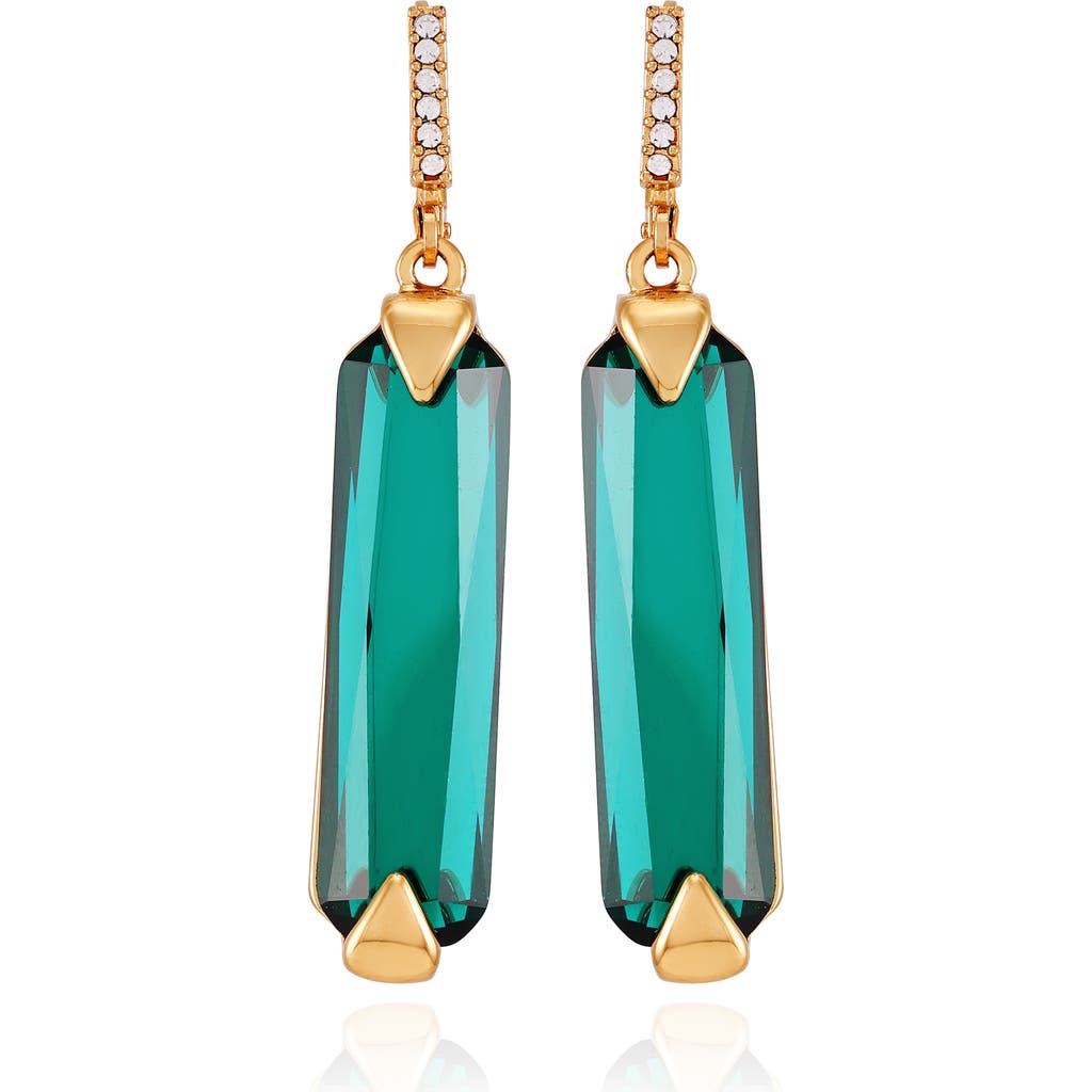 Vince Camuto Stone Drop Earrings In Goldtone
