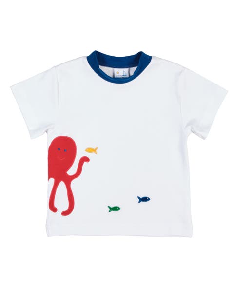 Knit Shirt With Octopus And Fish (Little Kid)
