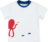 Florence Eiseman Knit Shirt With Octopus And Fish