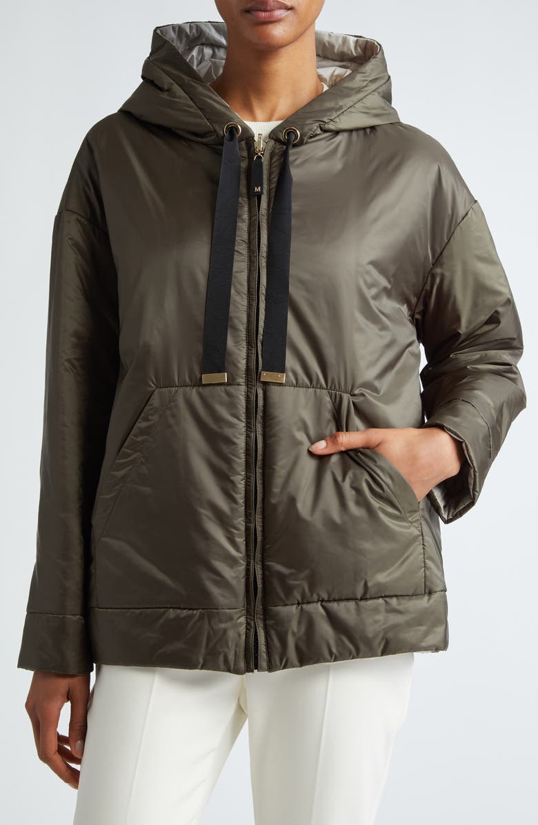 Max Mara GreenBox Insulated Hooded Jacket, Main, color, 