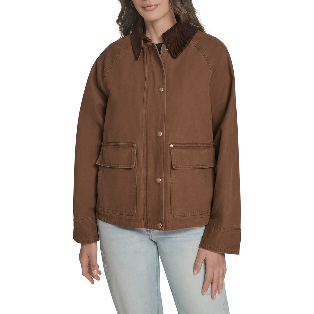 Levi's Shorty Barn Coat In Brown