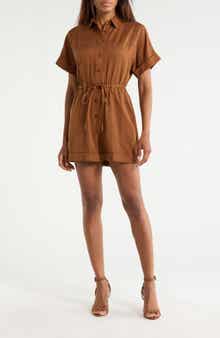 FRNCH Lily Tie Waist Romper