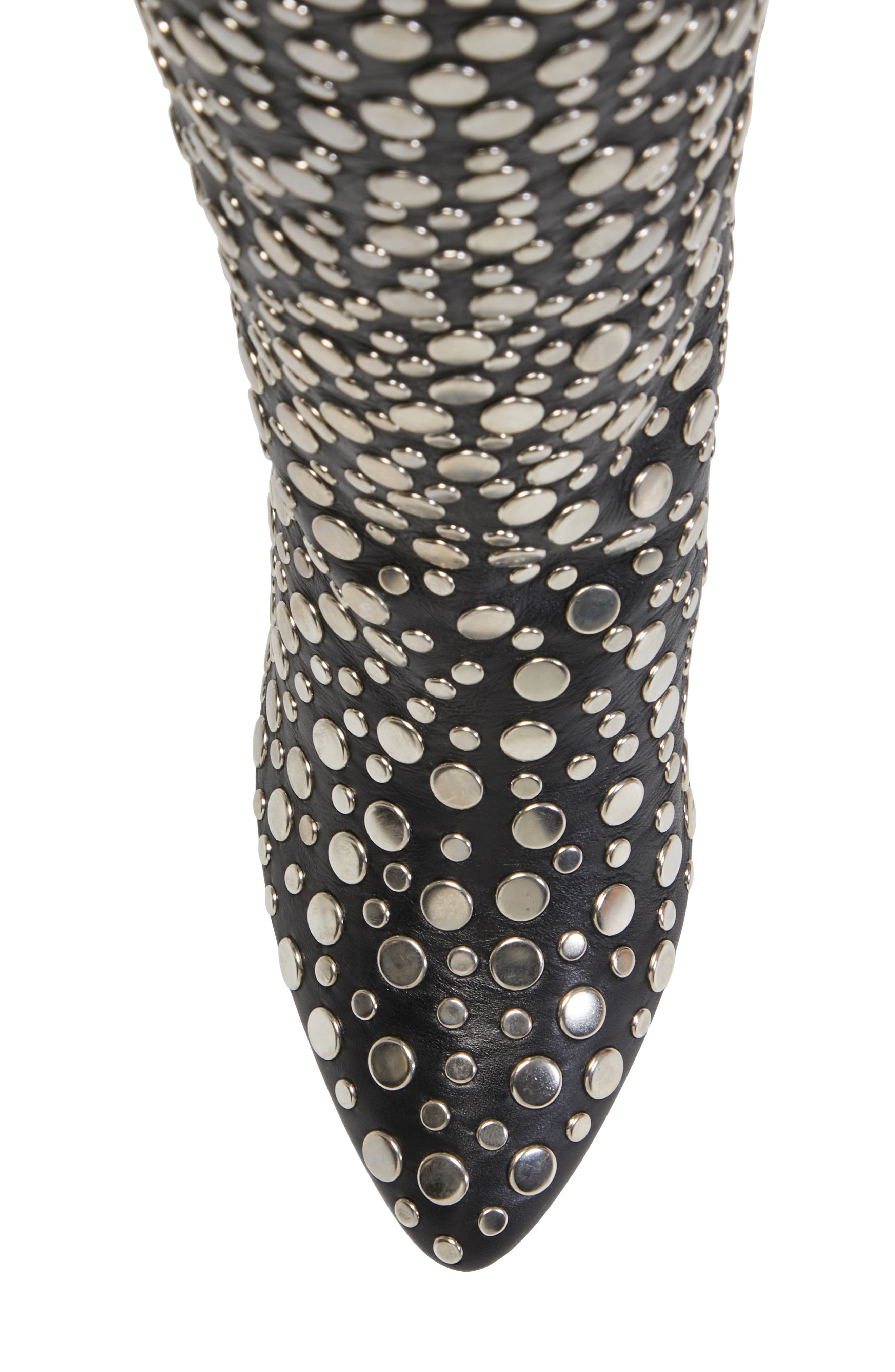 Saint Laurent Kiki Studded Over the Knee Boot, Alternate, color, 