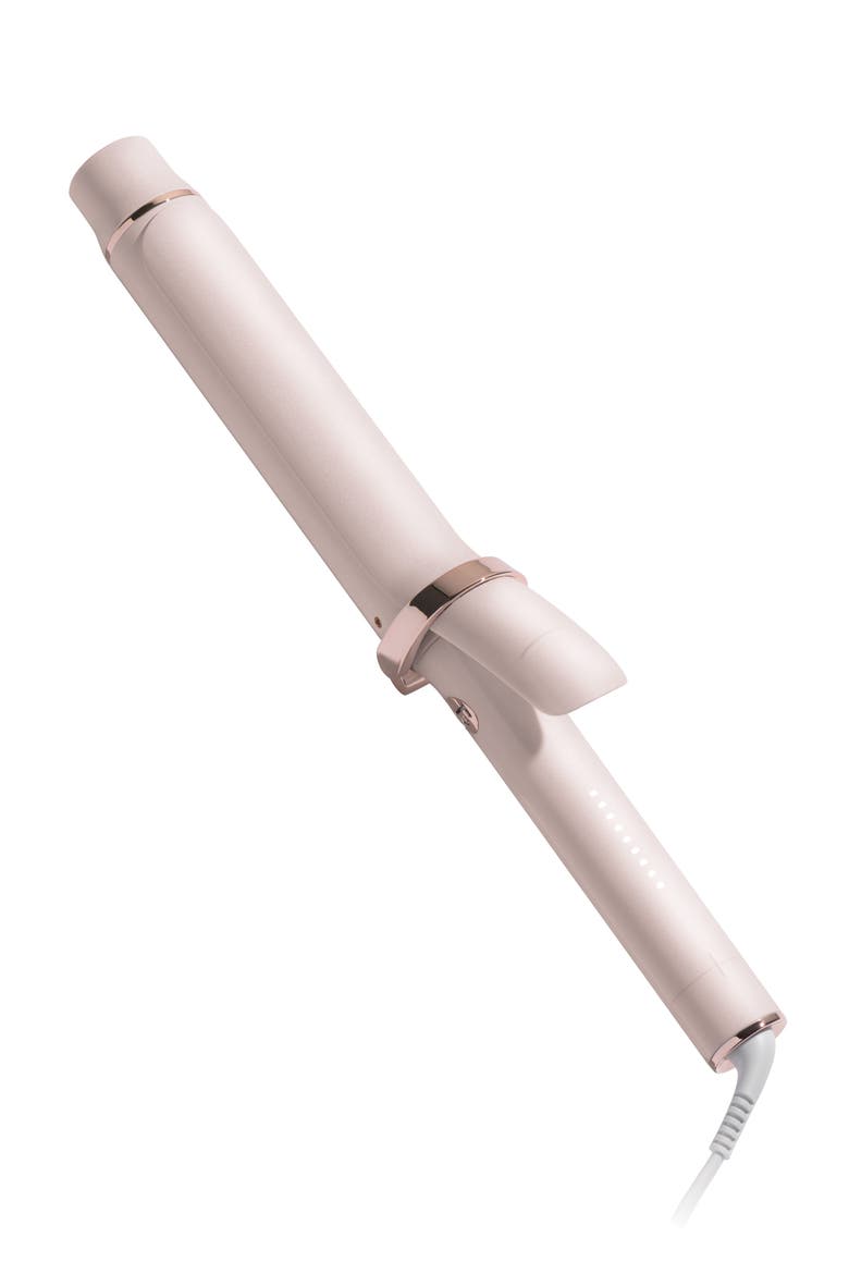 SinglePass Curl 1.5-Inch Ceramic Extra Long Barrel Curling Iron, Main, color, SATIN BLUSH
