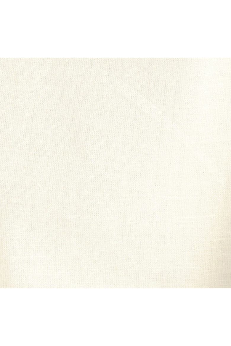 Twist-Detail Linen Mini Dress, Alternate, color, BUTTER YELLOW