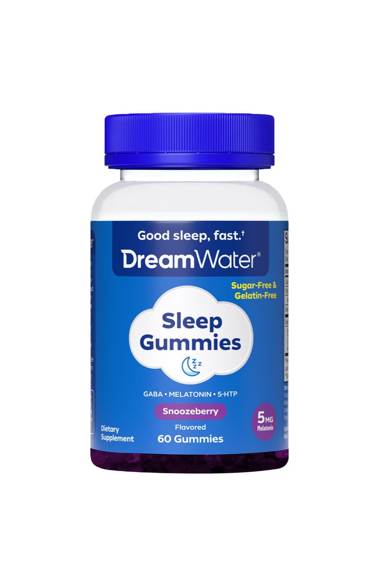 Dream Water Sleep Gummies, Sugarfree, Gelatinfree; Blend Of 3 Ingredients, Main, color, Multicolored
