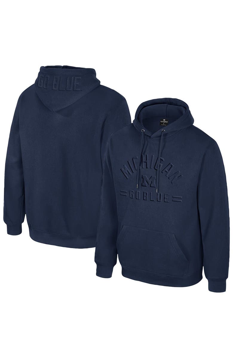 COLOSSEUM Men's Colosseum Navy Michigan Wolverines New Member Hoodie, Main, color, Navy