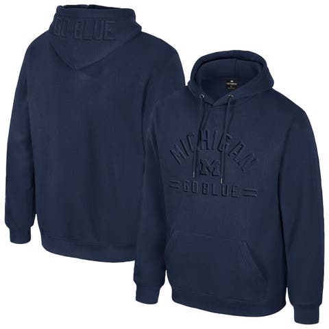 Men's Colosseum Navy Michigan Wolverines New Member Hoodie