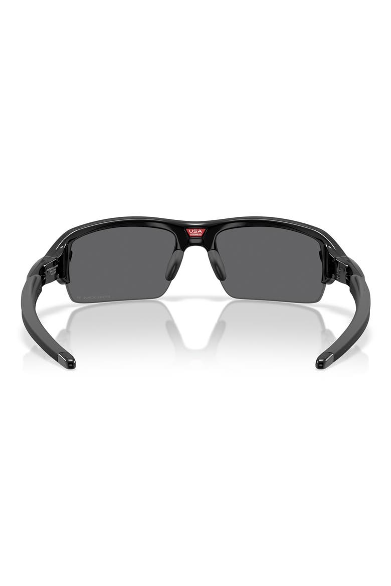 Gender Inclusive Flak 2.0 XL 59mm Polarized Rectangular Sunglasses, Alternate, color, POLISHED BLACK / PRIZM BLACK