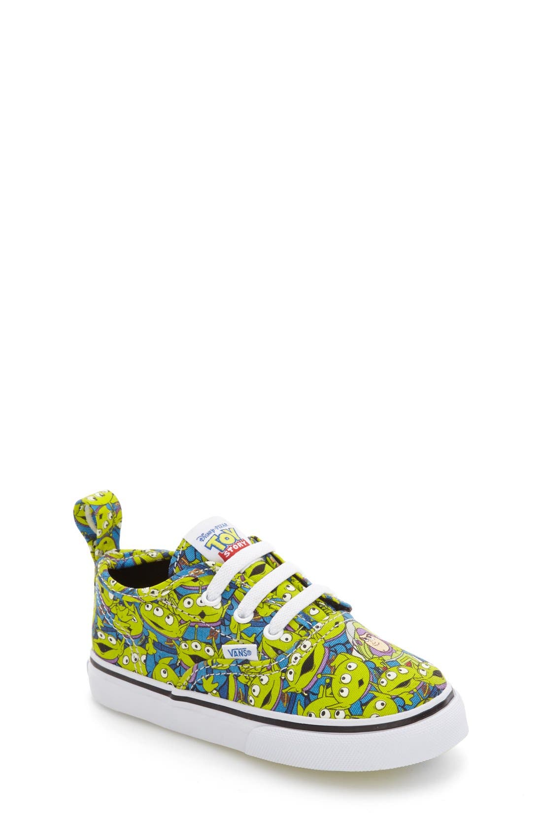 Vans x Disney Pixar<sup>®</sup> Toy Story<sup>™</sup> Aliens Authentic Lace-Up Sneaker, Main, color, 