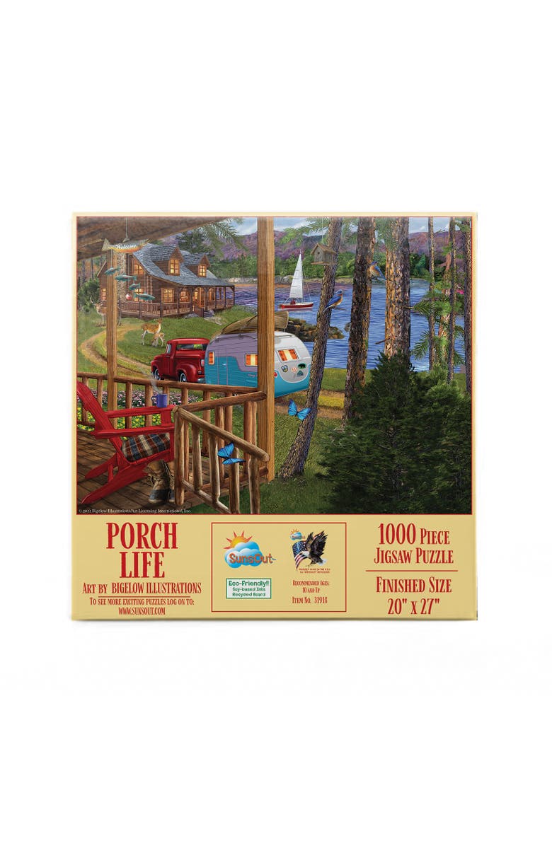 Sunsout Porch Life 1000 piece Jigsaw Puzzle for Adults, Alternate, color, Multicolor