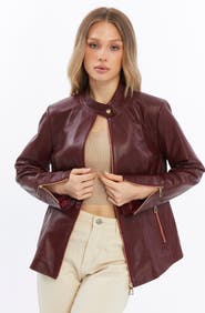 FURNIQ UK Elspeth Leather Jacket
