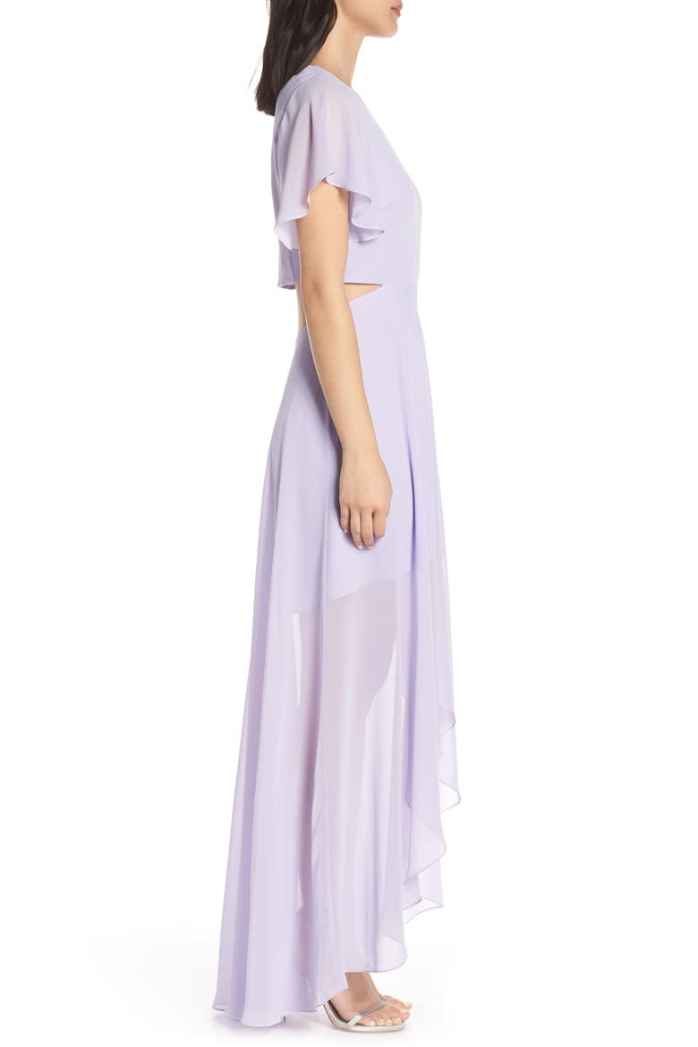 Cutout Maxi Dress, Alternate, color, LAVENDER