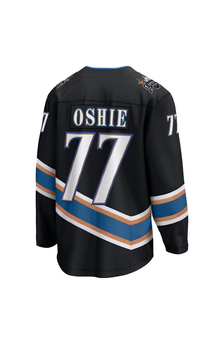 FANATICS Men's Fanatics TJ Oshie Black Washington Capitals Alternate 50th Anniversary Premier Breakaway Player Jersey, Alternate, color,